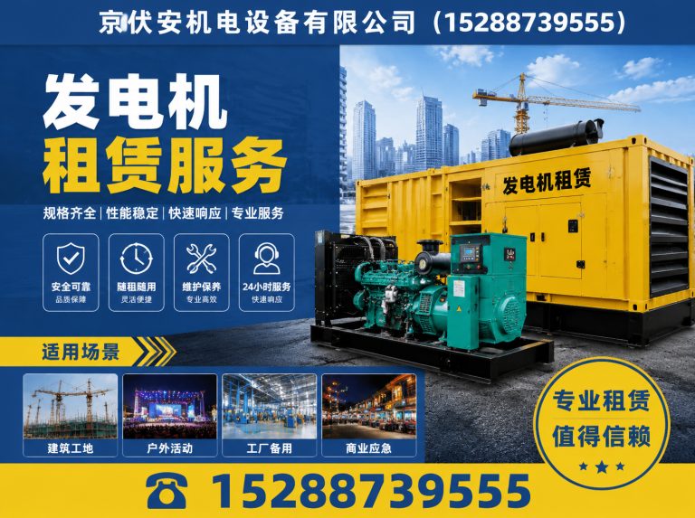 拉萨静音发电车租赁展示图