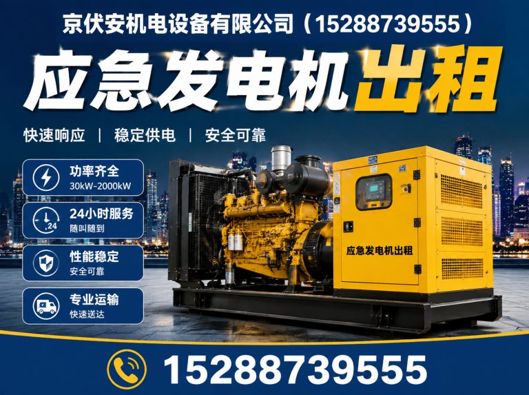 拉萨发电机租赁展示图